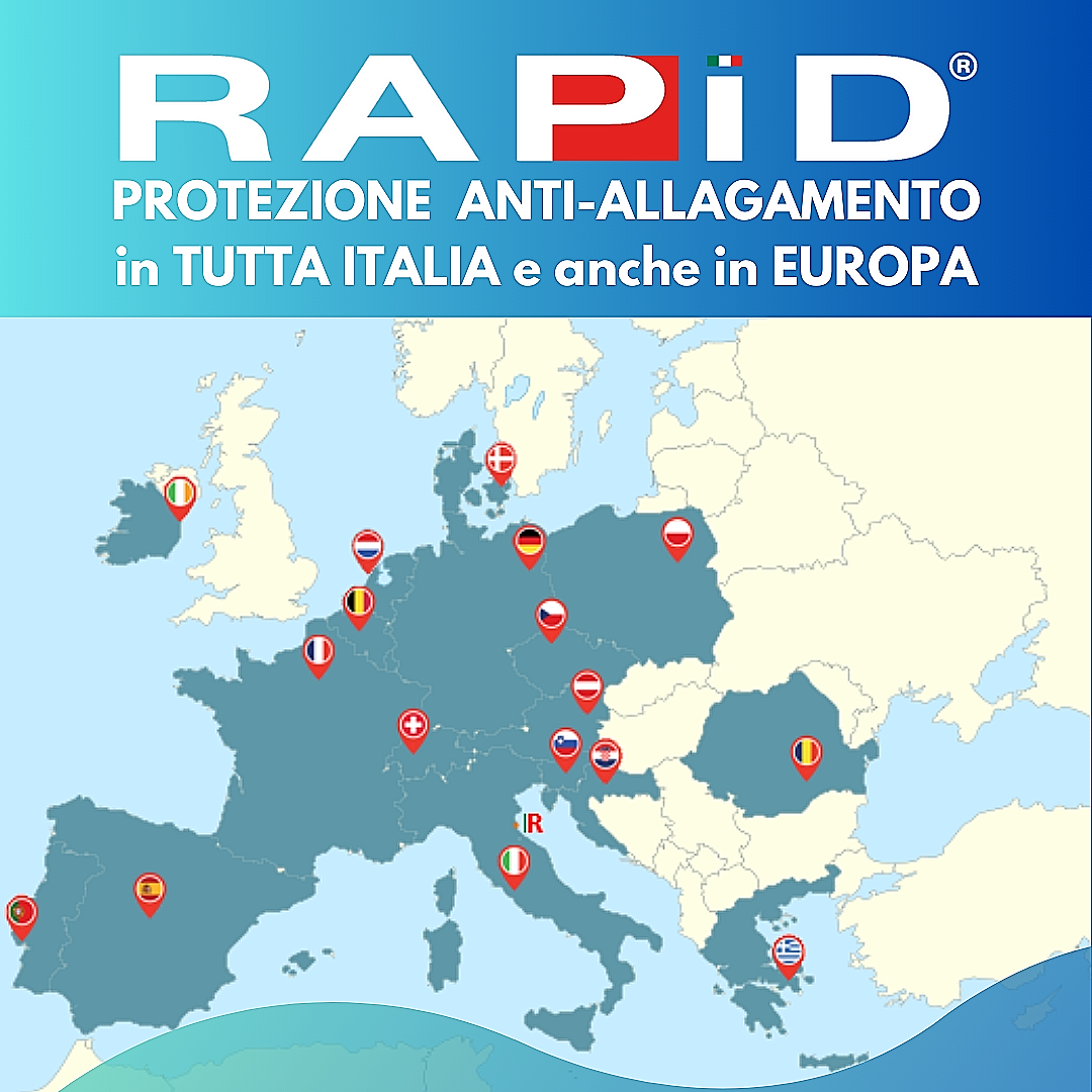 RAPID barriere-paratie anti-allagamento protezione italia europa