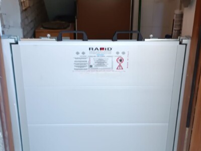 Paratia antiallagamento CLICK installata a Brisighella, Emilia-Romagna Installazione paratia RAPID modello CLICK a Brisighella